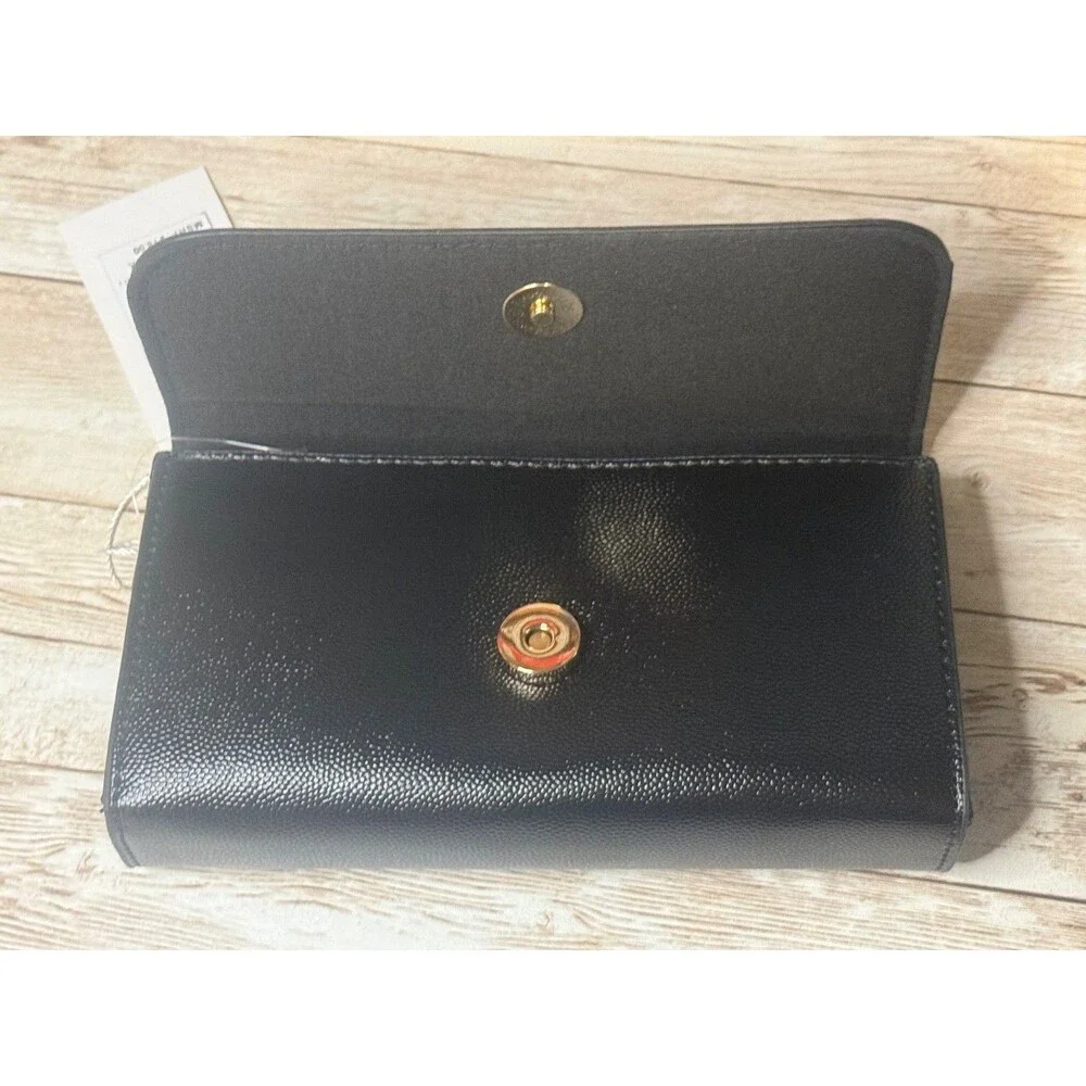 CXL by Christian Lacroix Bali Caviar Small Clutch Wristlet Black MSRP $78.00